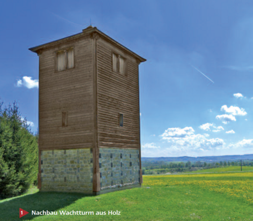 Nachbau Wachtturm aus Holz